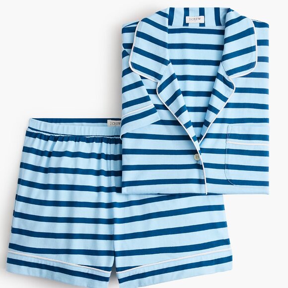 J. Crew Factory Other - NWT J Crew Factory Short-Sleeve Cotton Knit Pajama Set L